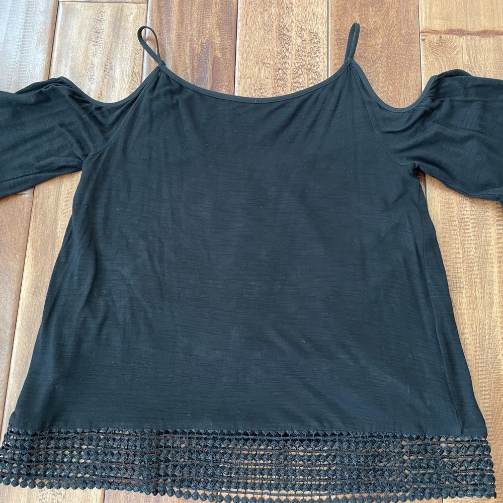 WHBM Open Shoulder Blouse